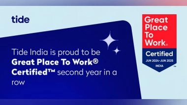 Business News | Tide Demonstrates Employee-centric Culture and Commitment to Career Growth