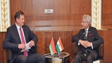 World News | Jaishankar, Belarus Counterpart Maksim Ryzhenkov Discuss Bilateral Relations