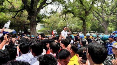 India News | BJYM Holds Protest Against Rahul Gandhi for His Hindu Remarks