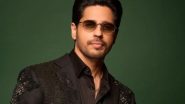 Entertainment News | Sidharth Malhotra Urges Netizens to Be Cautious After Fan Claims Being Duped of Rs 50 Lakh