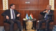 World News | S Jaishankar, Uzbekistan Counterpart Bakhtiyor Saidov Hold Talks in Astana