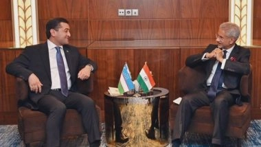 World News | S Jaishankar, Uzbekistan Counterpart Bakhtiyor Saidov Hold Talks in Astana