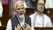 India News | Congress is Running 'Bhrashtachari Bachao Andolan', Has Suffered Hat-trick of Defeats in LS Polls: PM Modi in Rajya Sabha