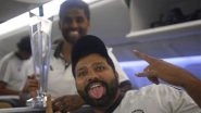 Sports News | Smiles, Jubilation and Family Time: Inside the Aircraft Which Brought Back Home T20 World Champions Team India