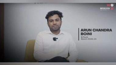 Business News | Woxsen B.Tech Student Sets New Benchmark in 2024 Placements