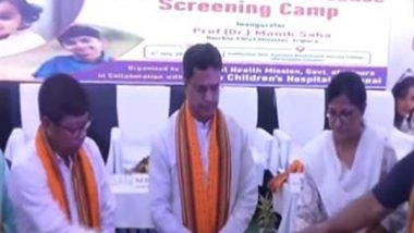India News | Congenital Heart Disease Screening Camp Inaugurated in Tripura