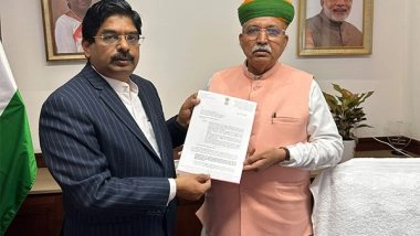 India News | DMK MP Meets Law Minister, Demands Establishment of Permanent Regional Benches of Supreme Court