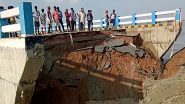 India News | 6 Bridges Collapse on Gandak River in Bihar's Siwan, Saran over Last Two Days