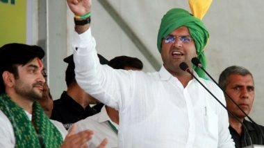 India News | Haryana: Dushyant Chautala Urges Congress to Field Candidate for Rajya Sabha By-poll, Assures Support