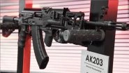 India News | Indo-Russian Joint Venture Delivers 35,000 AK-203 Rifles to Indian Army