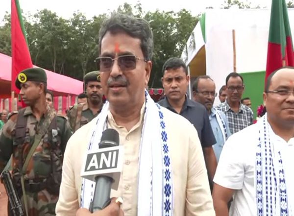 India News | Tripura CM Manik Saha Takes Part in State-level Plantation Drive