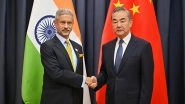 World News | Jaishankar Holds Talks with His Chinese Counterpart Wang Yi at SCO Summit