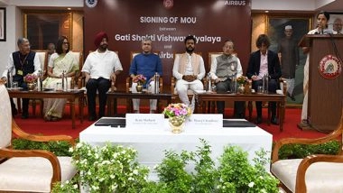 Business News | Airbus Partners with Gati Shakti Vishwavidyalaya, Roll out Aviation Engineering Course
