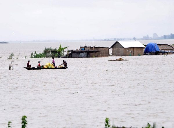 India News | Assam Floods: Over 24.20 Lakh People Affected in 30 Districts, Dhubri Worst-hit