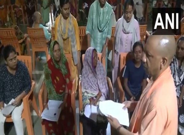 India News | Uttar Pradesh CM Yogi Adityanath Holds Janata Darshan at Gorakhnath Temple Premises