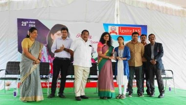 Business News | Decoding UPSC Success, Ignite IAS Hosts Insightful Session with K N Chandana Jahnavi, UPSC AIR 50