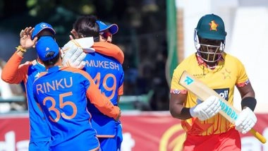 Sports News | India's Disciplined Bowling Restrict Zimbabwe to 115/9 in First T20I