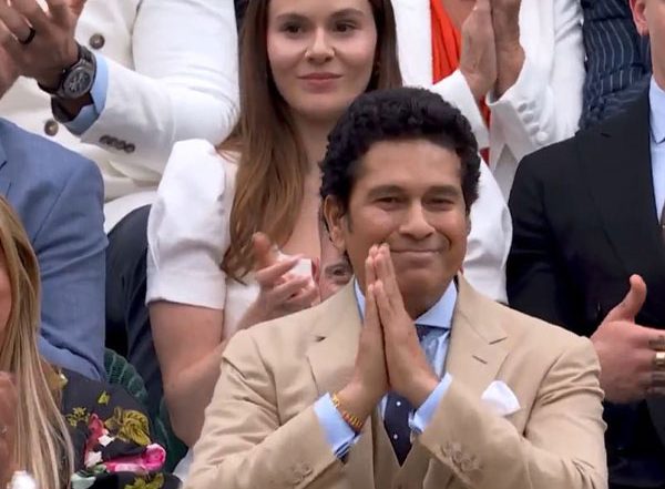 Sports News | From Tendulkar to Buttler, Past and Present Cricket Stars Grace Wimbledon Centre Court for Norrie Vs Zverev Clash