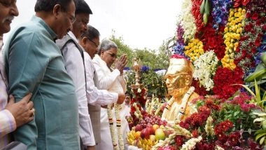 India News | Karnataka CM Siddaramaiah Pays Tribute to Former Deputy PM Babu Jagjivan Ram on His Death Anniversary