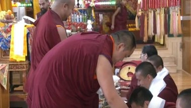 India News | Buddhist Monks Offer Special Prayers on Birthday of Spiritual Leader Dalai Lama