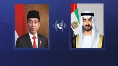 World News | UAE and Indonesian Presidents Discuss Bilateral Relations in Phone Call