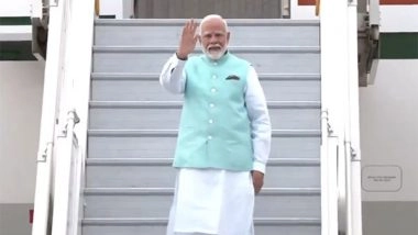 World News | PM Modi Leaves for Russia, Austria Visit, to Meet President Putin Today