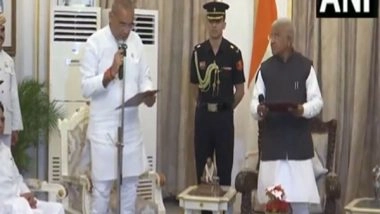 India News | Madhya Pradesh CM Expands Cabinet, Ramniwas Rawat Takes Oath as Cabinet Minister