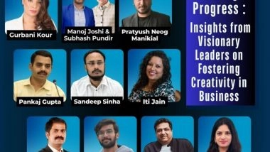 Business News | Driving Progress: Insights from Visionary Leaders on Fostering Creativity in Business