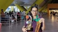 Sports News | India Cueist Anupama Arrives in Chennai After Gold Medal Triumph in Senior Asian Women's Snooker Tournament