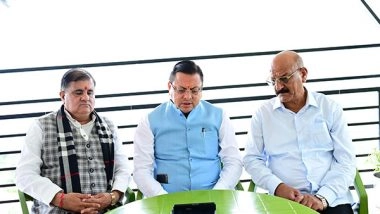India News | CM Dhami Holds Review Meeting with Officials of Kumaon, Champawat, Udham Singh Nagar, Pithoragarh Amid Heavy Rainfall