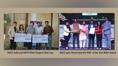 Business News | SACC India and HDFC Bank Support Start-ups