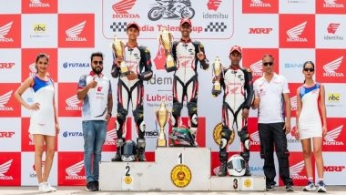 Sports News | Honda India Talent Cup: Double Win for Mohsin Paramban in Round-2 in Chennai