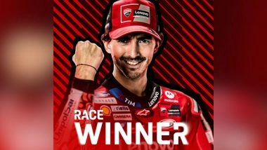 Sports News | Bagnaia Storms to Shock Victory in Germany, Takes Control of Championship After Martin Crashes Late