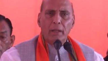 India News | Rajnath Singh Condoles Deaths of Five Soldiers in Kathua Terror Attack