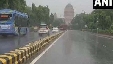 India News | Heavy Rains Lash Delhi-NCR; Brings Respite to People from Sultry Heat