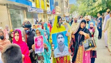 World News | Pakistan: Zaheer Ahmed's Family Continues to Hold Protest in Quetta for His Safe Return