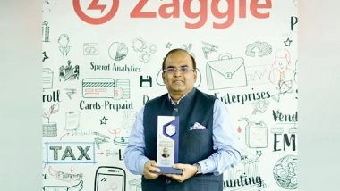 Business News | Listed FinTech Zaggle's Founder Raj N. Wins 'Fintech Leader of the Year Award'