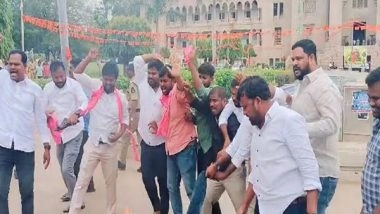India News | Hyderabad: 20 Detained During Protest at Osmania University to Postpone DSC Exam