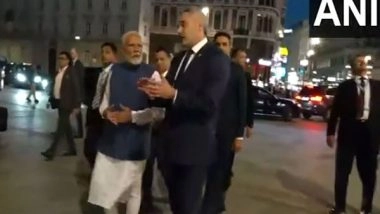World News | PM Modi Joins Austrian Chancellor for Dinner in Vienna