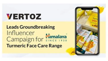 Business News | Vertoz Leads Groundbreaking Influencer Campaign for Himalaya's Turmeric Face Care Range