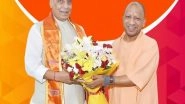 India News | UP CM Yogi Adityanath Wishes Defence Minister Rajnath Singh on His Birthday
