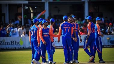 Sports News | India Win Toss, Opt to Bat First Against Zimbabwe in 3rd T20I
