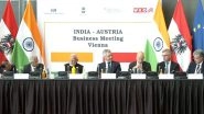 World News | Vienna: PM Modi, Chancellor Nehammer Attend India-Austria Business Meeting
