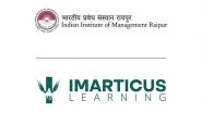 Business News | IIM Raipur and Imarticus Learning Launch a Programme for Strategic CEOs