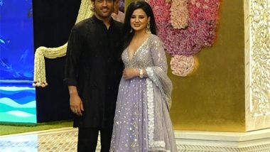 Entertainment News | Anant-Radhika's Special Puja Ceremony: MS Dhoni, Sakshi Effortlessly Slay Desi Look
