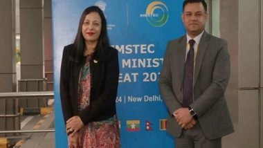 World News | Nepal's Foreign Secretary Arrives in Delhi for BIMSTEC Foreign Minister's Retreat