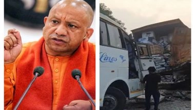 India News | Hathras Road Accident: CM Yogi Takes Cognizance, Directs Officials to Ensure Proper Treatment for Injured