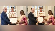 World News | President Murmu Accepts Credentials from Envoys of South Sudan, Zimbabwe, Argentina