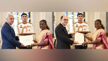 World News | President Murmu Accepts Credentials from Envoys of South Sudan, Zimbabwe, Argentina