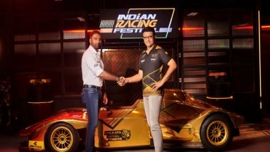 Sports News | Indian Racing Festival: Sourav Ganguly Becomes Owner of Kolkata Royal Tigers Racing Team